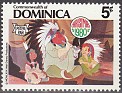 Dominica 1980 Walt Disney 5 ¢ Multicolor Scott 684